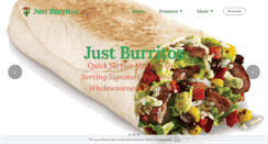 Desktop Screenshot of justburritos.com